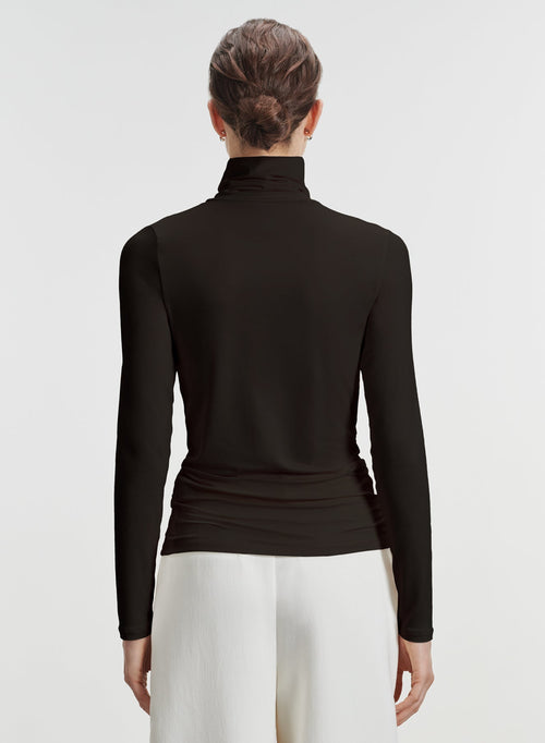 Camiseta de viscosa y elastano - MAJESTIC FILATURES