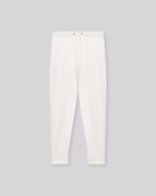 Pantalones de viscosa/elastano blanco - MAJESTIC FILATURES