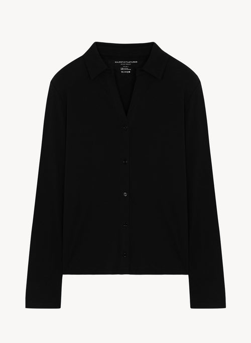 Camisa de algodón y cachemira - MAJESTIC FILATURES