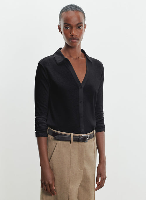 Camisa de algodón y cachemira - MAJESTIC FILATURES