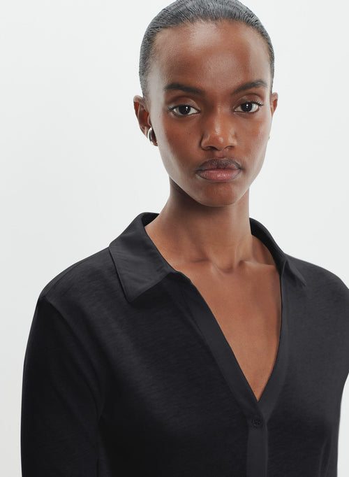 Camisa de algodón y cachemira - MAJESTIC FILATURES