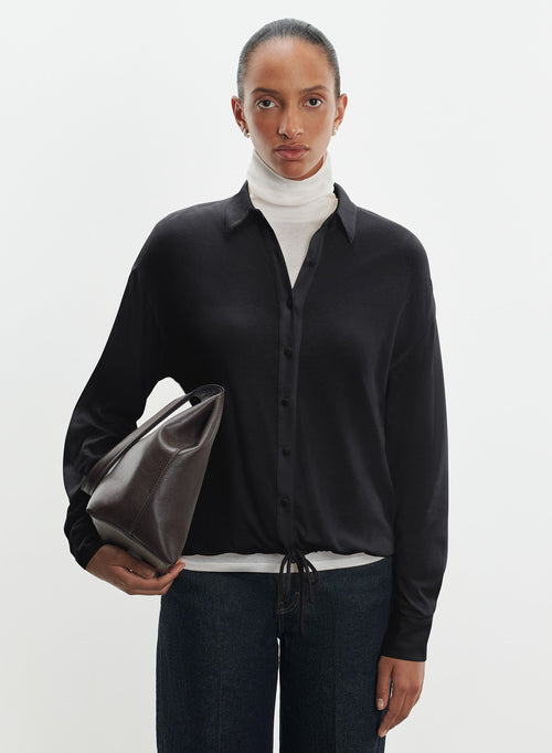 Camisa de algodón y cachemira - MAJESTIC FILATURES