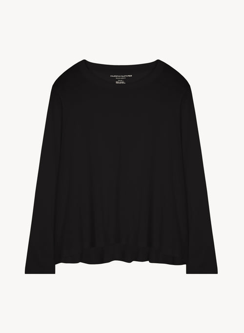 T-Shirt aus baumwolle und kaschmir - MAJESTIC FILATURES