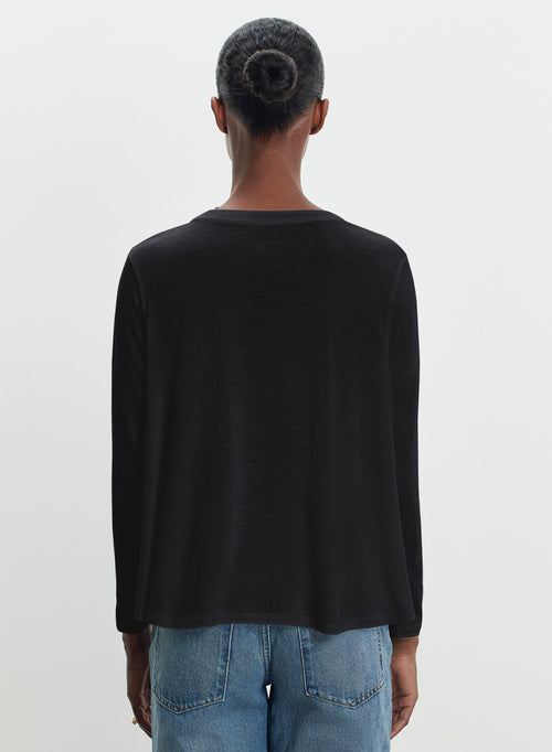 T-Shirt aus baumwolle und kaschmir - MAJESTIC FILATURES