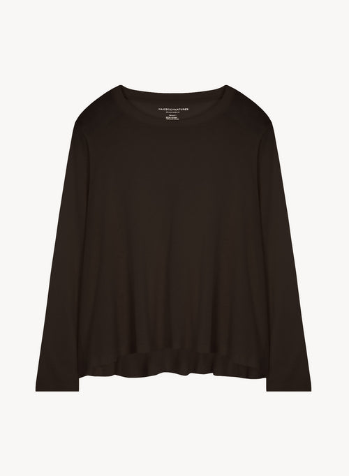 T-Shirt aus baumwolle und kaschmir - MAJESTIC FILATURES