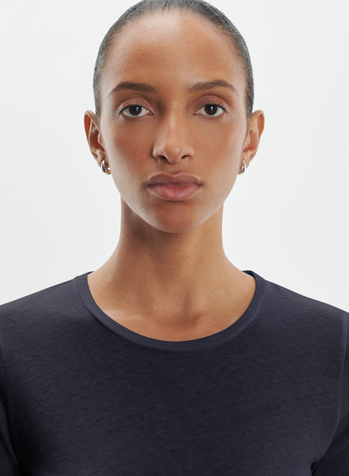 T-Shirt aus bio-baumwolle und kaschmir - MAJESTIC FILATURES