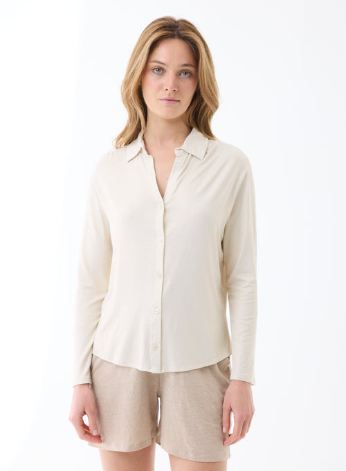 Chemise Gold Manches Longues - MAJESTIC FILATURES