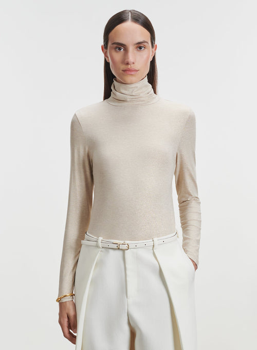 Camiseta de viscosa y elastano - MAJESTIC FILATURES