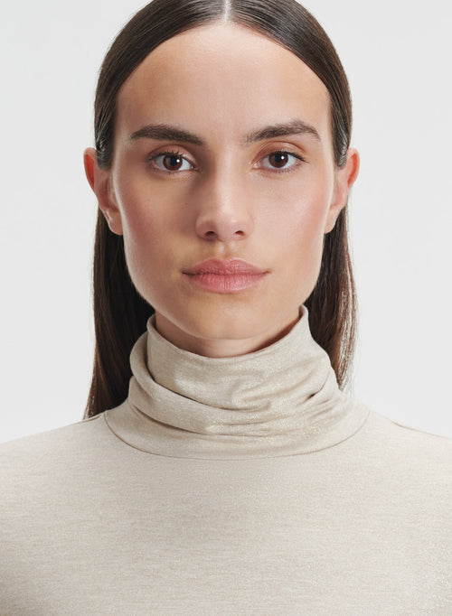 Camiseta de viscosa y elastano - MAJESTIC FILATURES