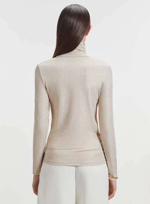 Camiseta de viscosa y elastano - MAJESTIC FILATURES