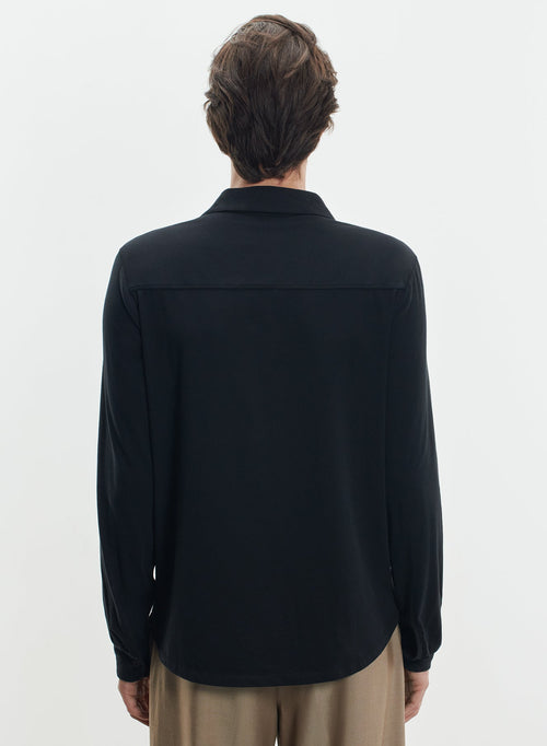 Chemise en coton organique et élasthanne - MAJESTIC FILATURES