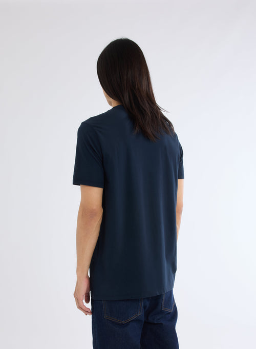 Harold Cotton / Elastane short-sleeved round-neck T-shirt - MAJESTIC FILATURES