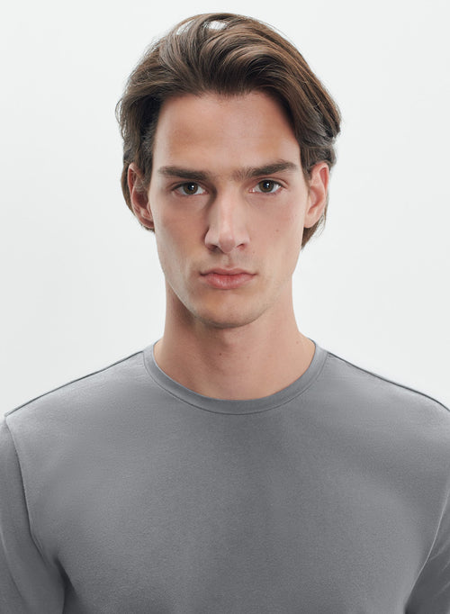 Camiseta de algodón orgánico y elastano - MAJESTIC FILATURES