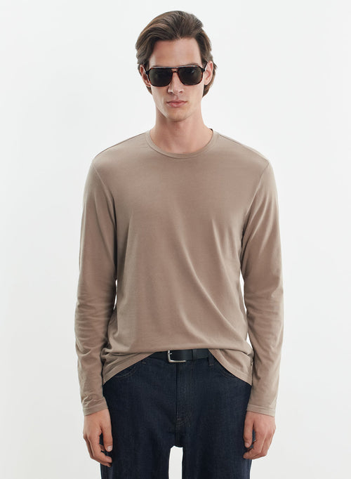 Camiseta de algodón orgánico y elastano - MAJESTIC FILATURES