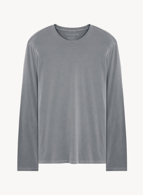 Camiseta de algodón orgánico y elastano - MAJESTIC FILATURES