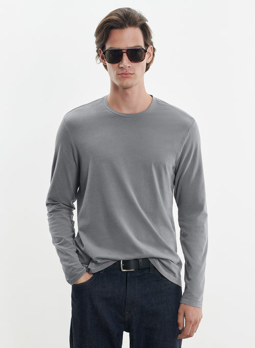 T-shirt en coton organique et élasthanne - MAJESTIC FILATURES