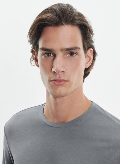 Camiseta de algodón orgánico y elastano - MAJESTIC FILATURES