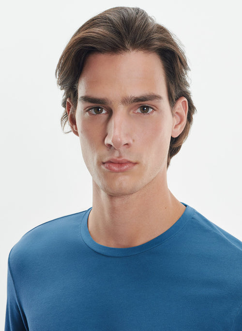 Organic cotton and elastane t-shirt - MAJESTIC FILATURES