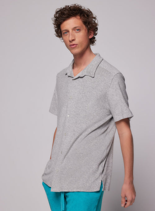 "Camisa de manga corta de Algodón / Modal" - MAJESTIC FILATURES