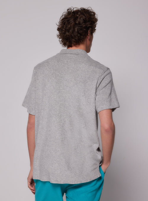 "Camisa de manga corta de Algodón / Modal" - MAJESTIC FILATURES
