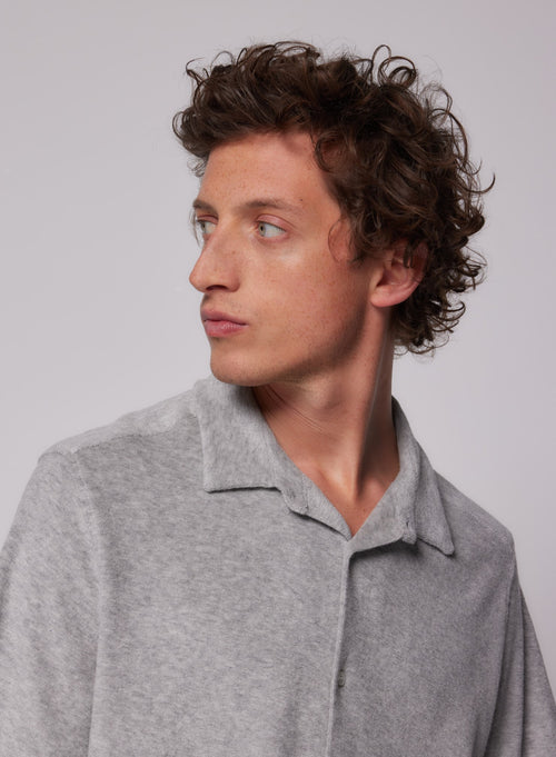 "Camisa de manga corta de Algodón / Modal" - MAJESTIC FILATURES