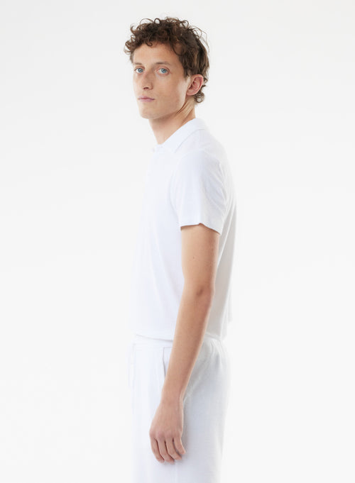 Shorts Blanc en Coton organique / Modal - MAJESTIC FILATURES