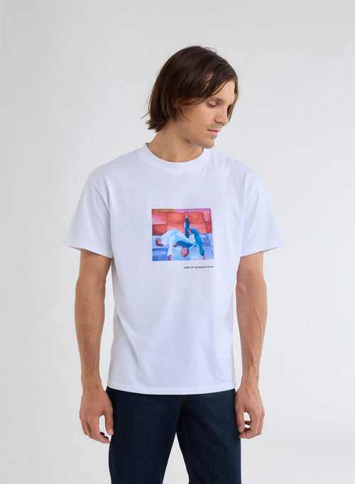 Camiseta de manga corta y cuello redondo en algodón orgánico / algodón reciclado© - MAJESTIC FILATURES