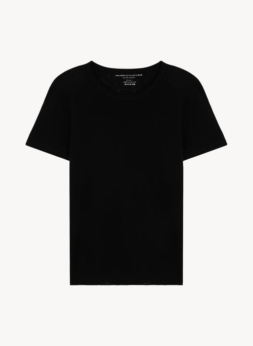 Cashmere T-shirt - MAJESTIC FILATURES
