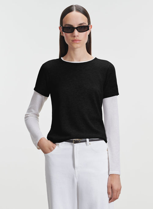 Cashmere T-shirt - MAJESTIC FILATURES