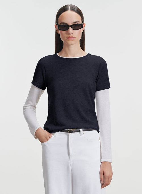 Cashmere T-shirt - MAJESTIC FILATURES