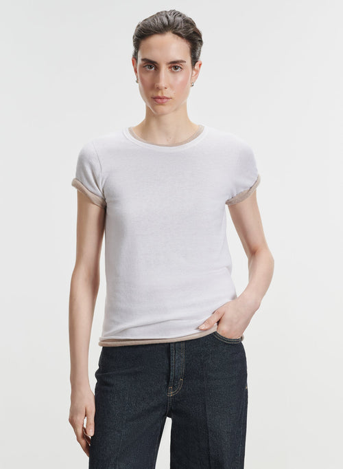 Cashmere T-shirt - MAJESTIC FILATURES
