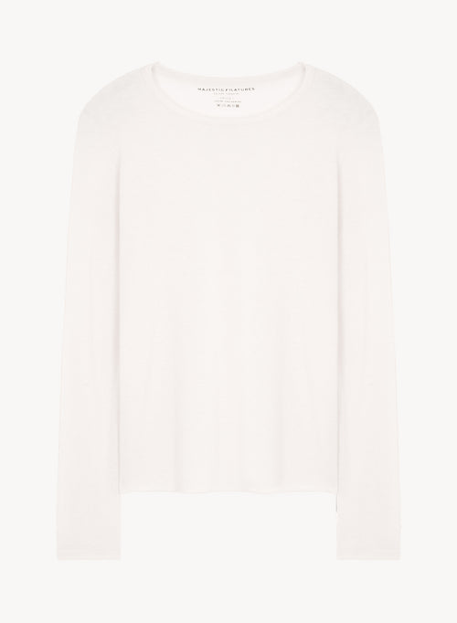 Cashmere T-shirt - MAJESTIC FILATURES