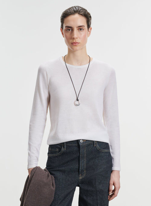 T-shirt en cachemire - MAJESTIC FILATURES