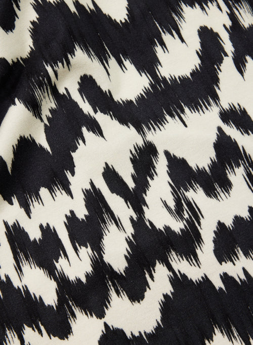 Long Sleeve Navy Shirt in Viscose / Elastane - MAJESTIC FILATURES