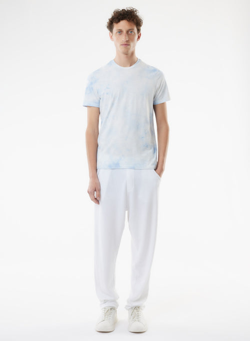 Pantalon Blanc en Lin / Coton Organique - MAJESTIC FILATURES