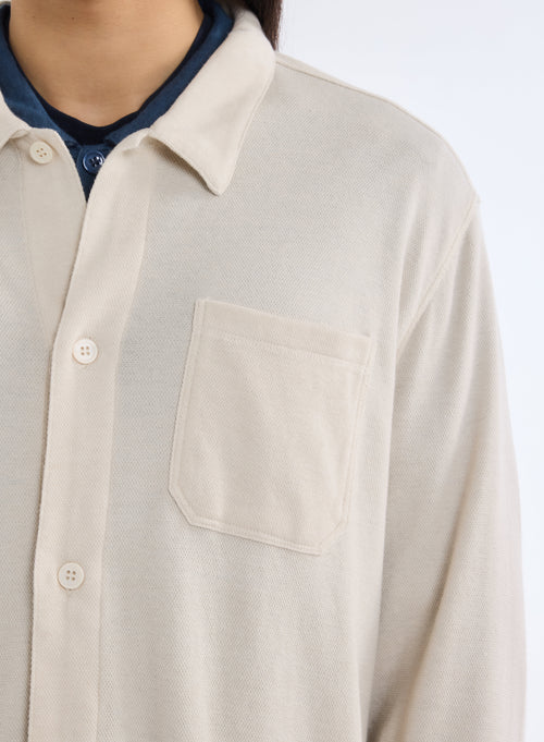 Camisa gris de manga larga - MAJESTIC FILATURES