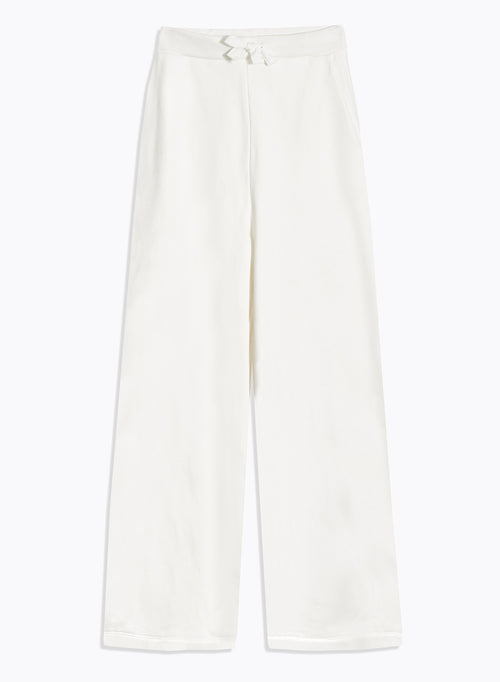 Pantalon Blanc en Coton organique - MAJESTIC FILATURES