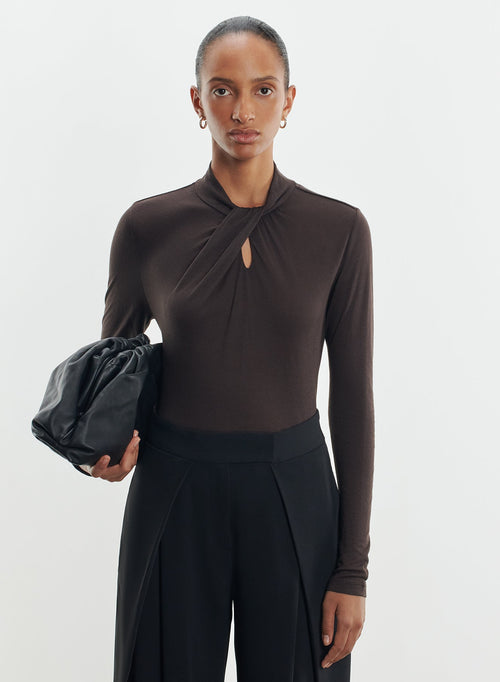 Camiseta de viscosa y cachemira - MAJESTIC FILATURES