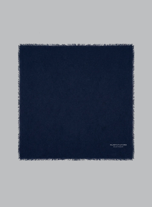 Kaschmir-Bandana in Marineblau - MAJESTIC FILATURES