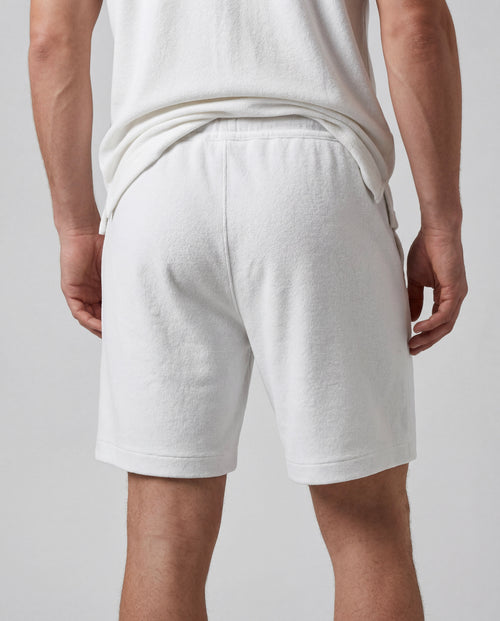 Shorts blancos de algodón orgánico/poliamida - MAJESTIC FILATURES
