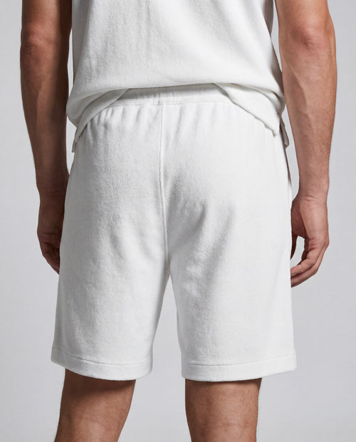 Shorts blancos de algodón orgánico/poliamida - MAJESTIC FILATURES