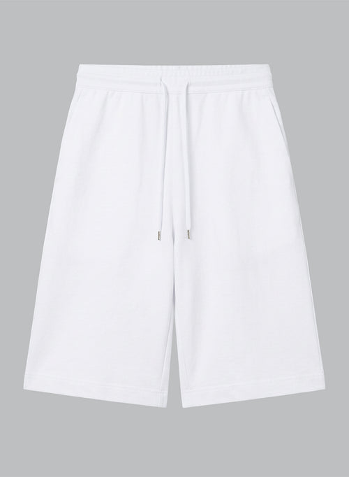 Shorts en color leche de algodón/lino - MAJESTIC FILATURES
