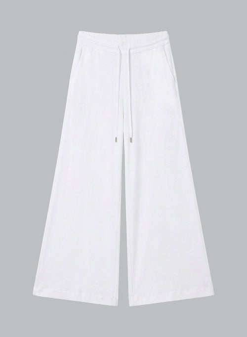 Cotton / Linen Pants in Milk - MAJESTIC FILATURES