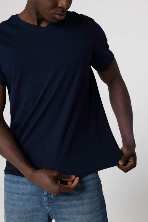 Black Metal Jumpsuit Short Sleeves Wrap Collar - MAJESTIC FILATURES