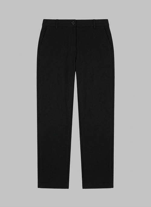 Pantalon Noir en Coton Supima - MAJESTIC FILATURES
