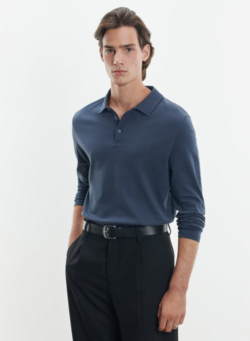 Camisa polo de algodón supima - MAJESTIC FILATURES