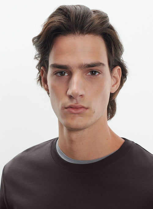 T-Shirt aus supima baumwolle - MAJESTIC FILATURES