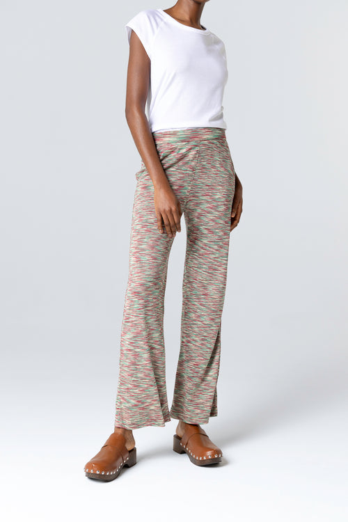 Pantalon Multicouleurs en Viscose - MAJESTIC FILATURES