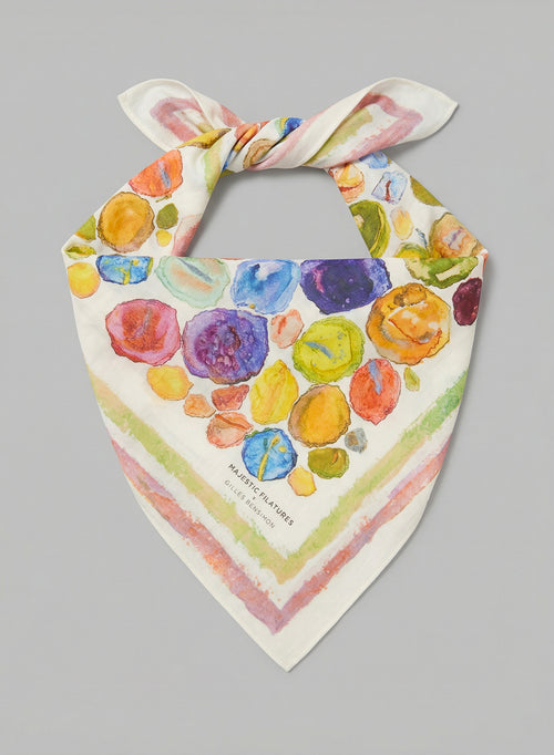 T-shirt Blanc Col Rond Manches Courtes en Coton organique - MAJESTIC FILATURES