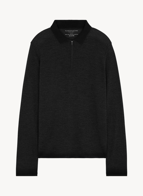 Polo de lana merino - MAJESTIC FILATURES